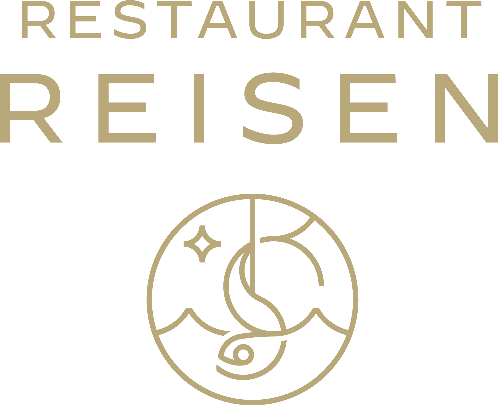 Restaurant-Reisen-emblem--GOLD-RGB