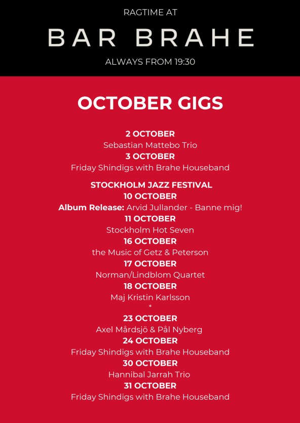 gig oktober bar brahe