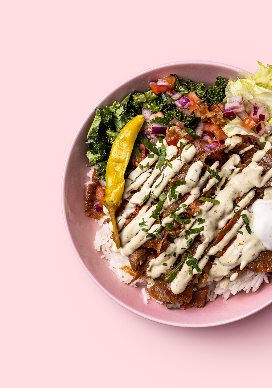 Kebab Over Rice cut