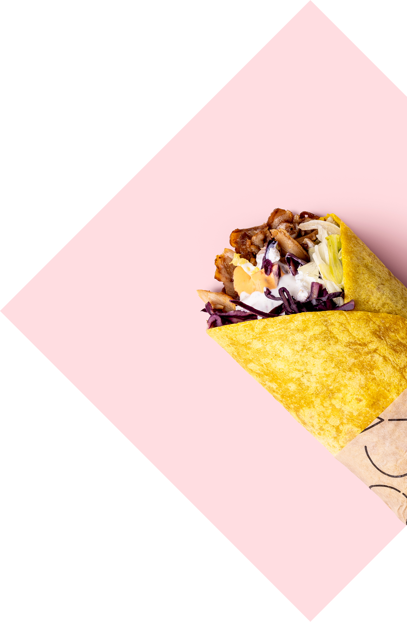Chicken-Wrap cut