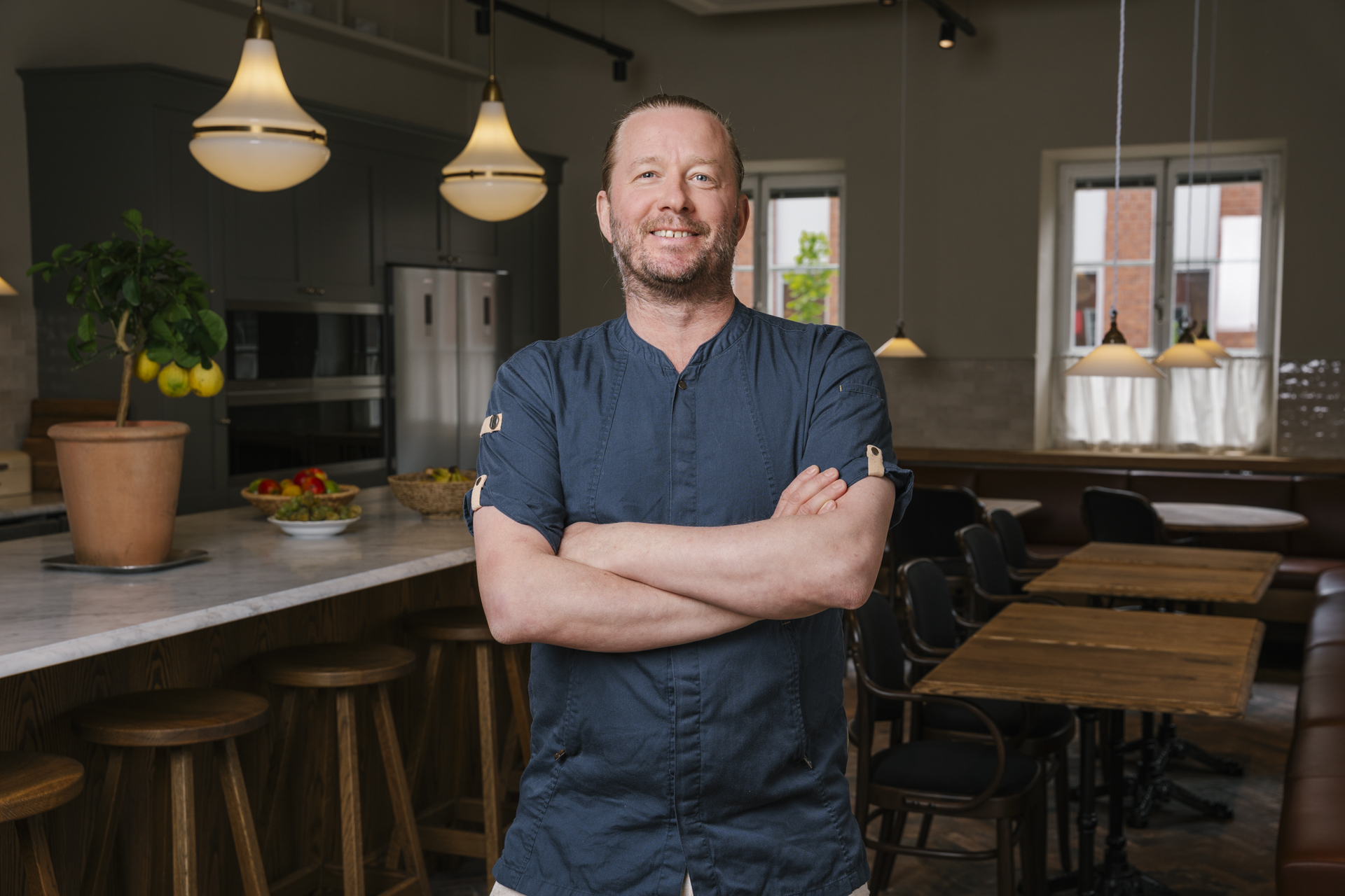 Christian Attlefelt - AORS Köksmästare Bistro Victor. Foto Matbyrån Philip Nordin