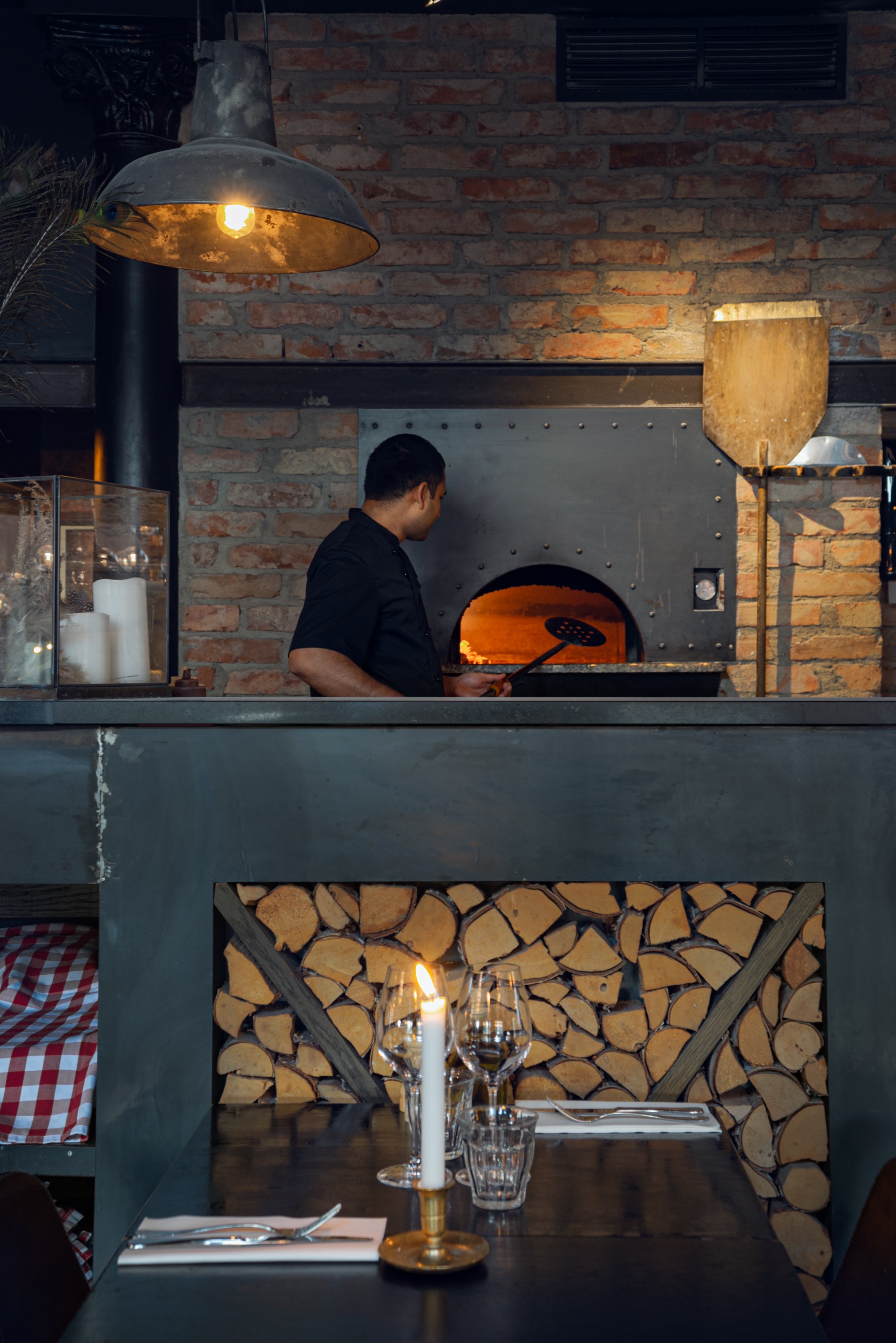 Pizzaugnen på Villa Romana