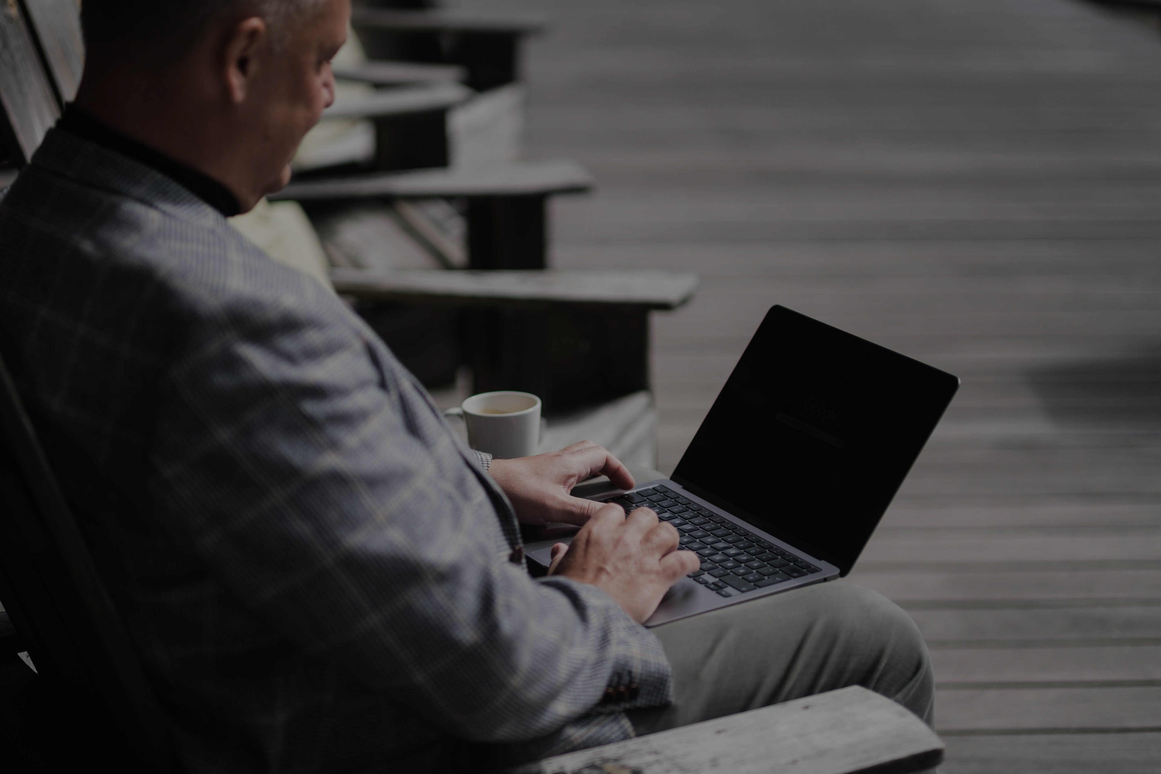 Terje med mørkt layer