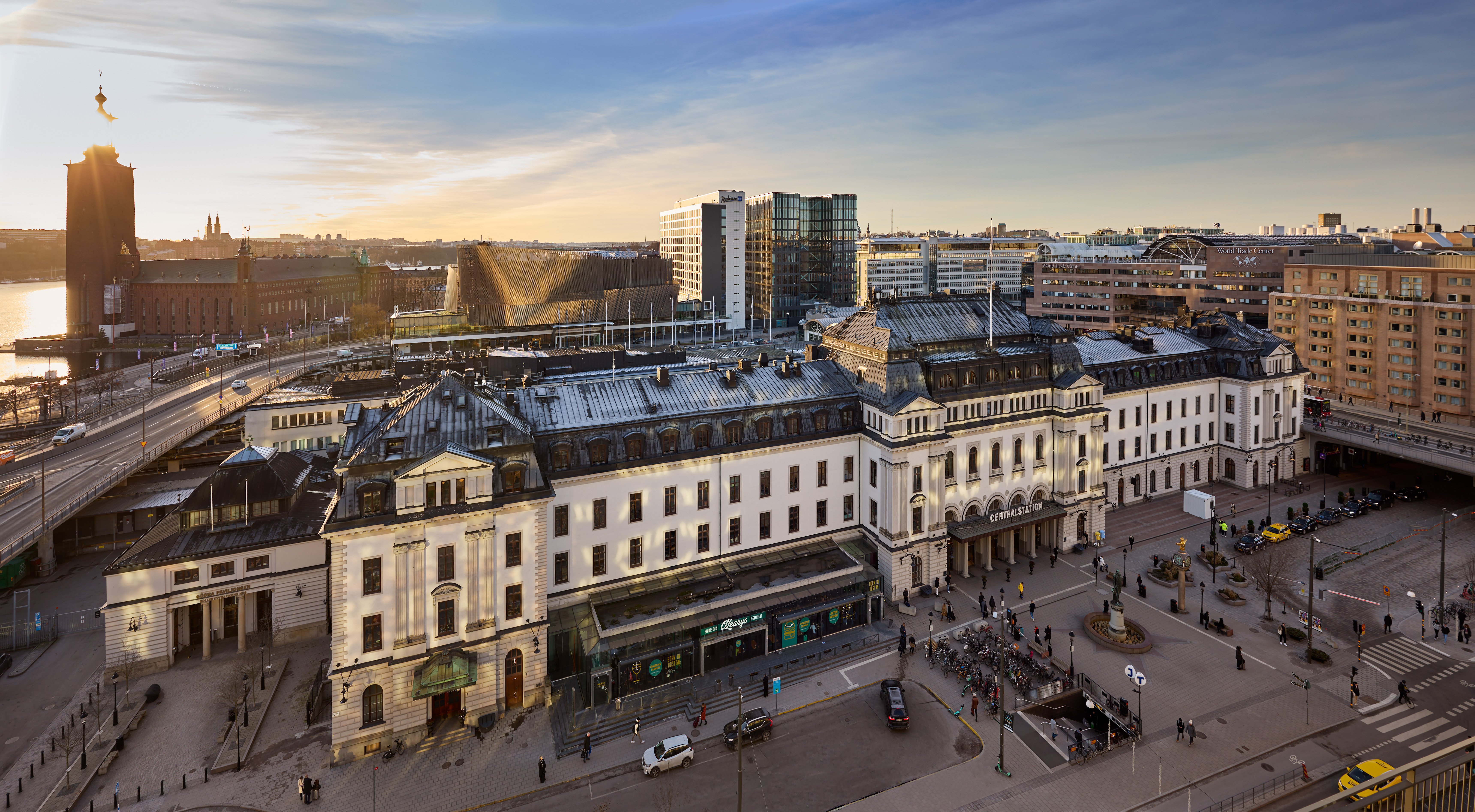 Panorama över Stockholms Centralstation