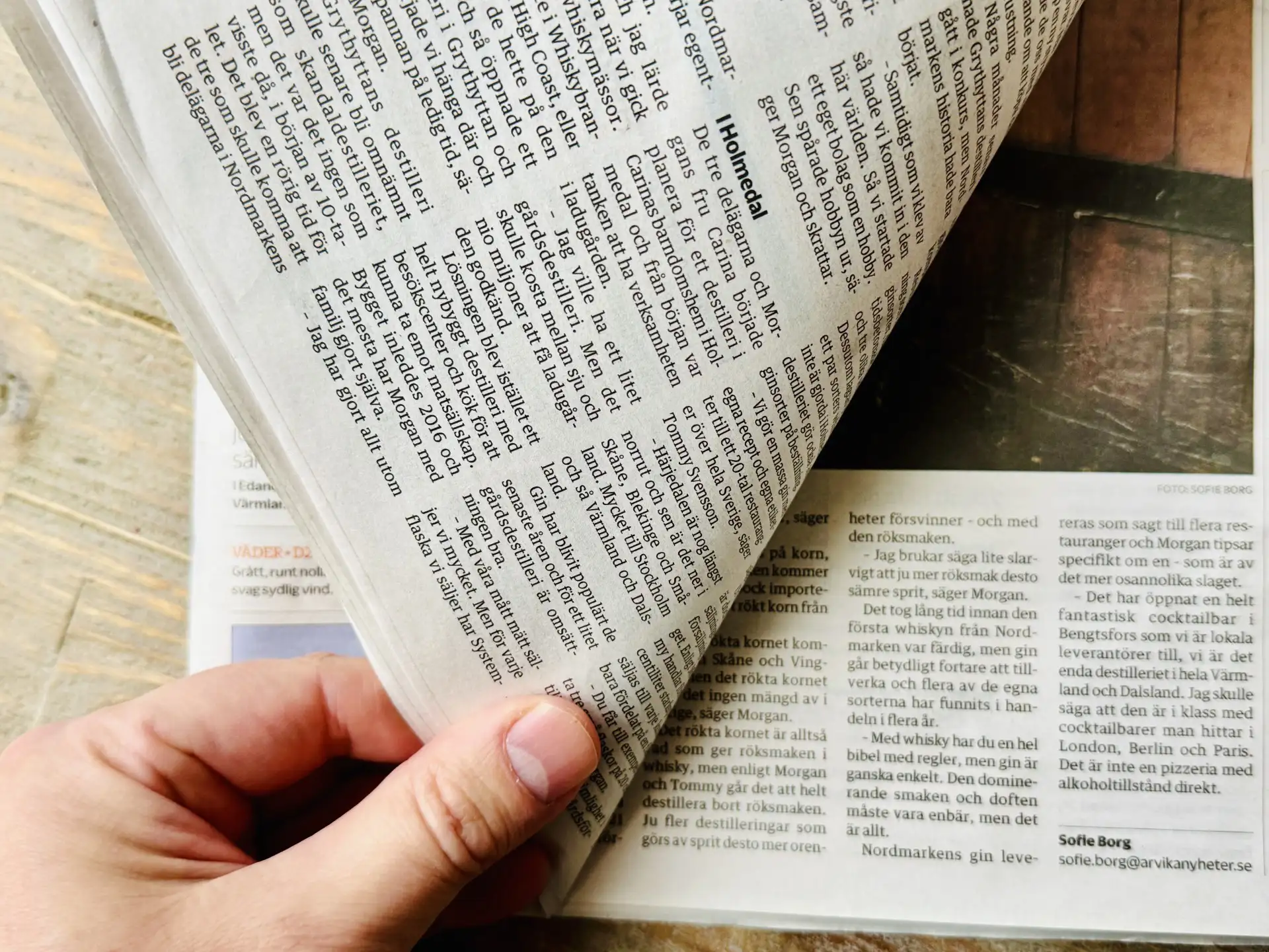 Reportage om Nordmarkens destilleri